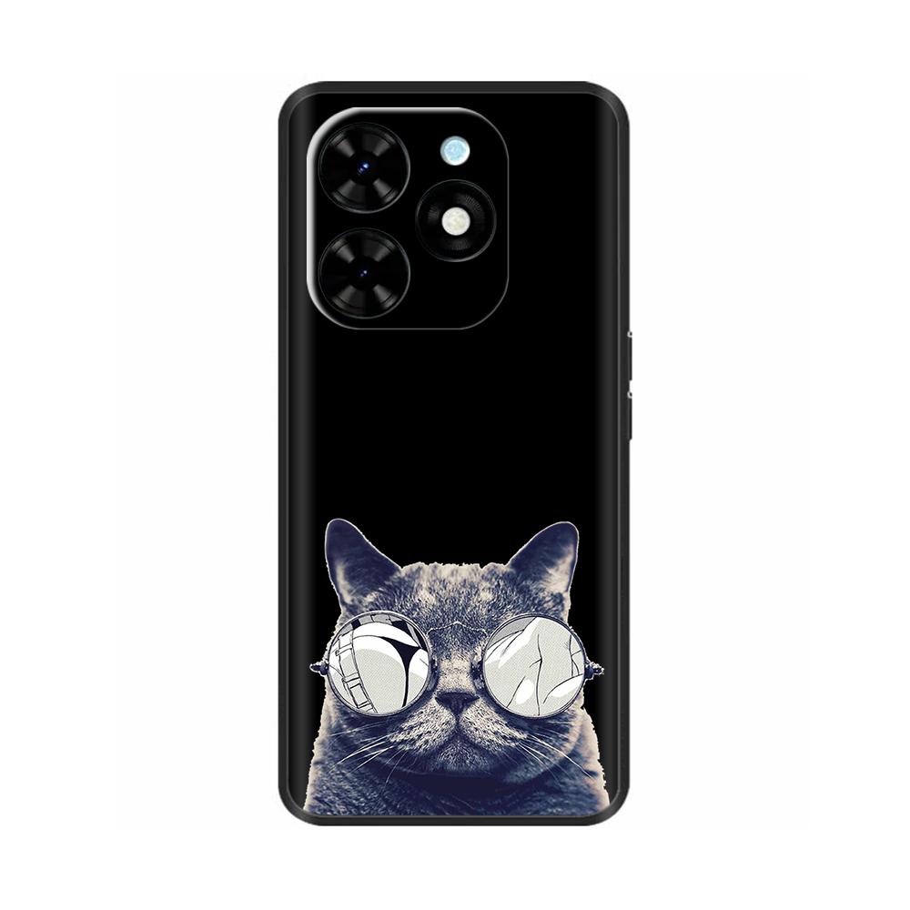 For Tecno Spark 20 Pro Case Soft Black Silicone Phone Case For Tecno Spark 20C Coque Spark20 Spark 20 Pro Bumper Cover Fundas
