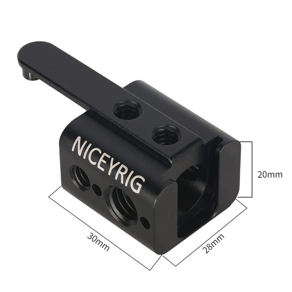 NICEYRIG Handle Extension Rig for Sony FX3 XLR, Handle Extension Bar, Handle Extension Rig-490