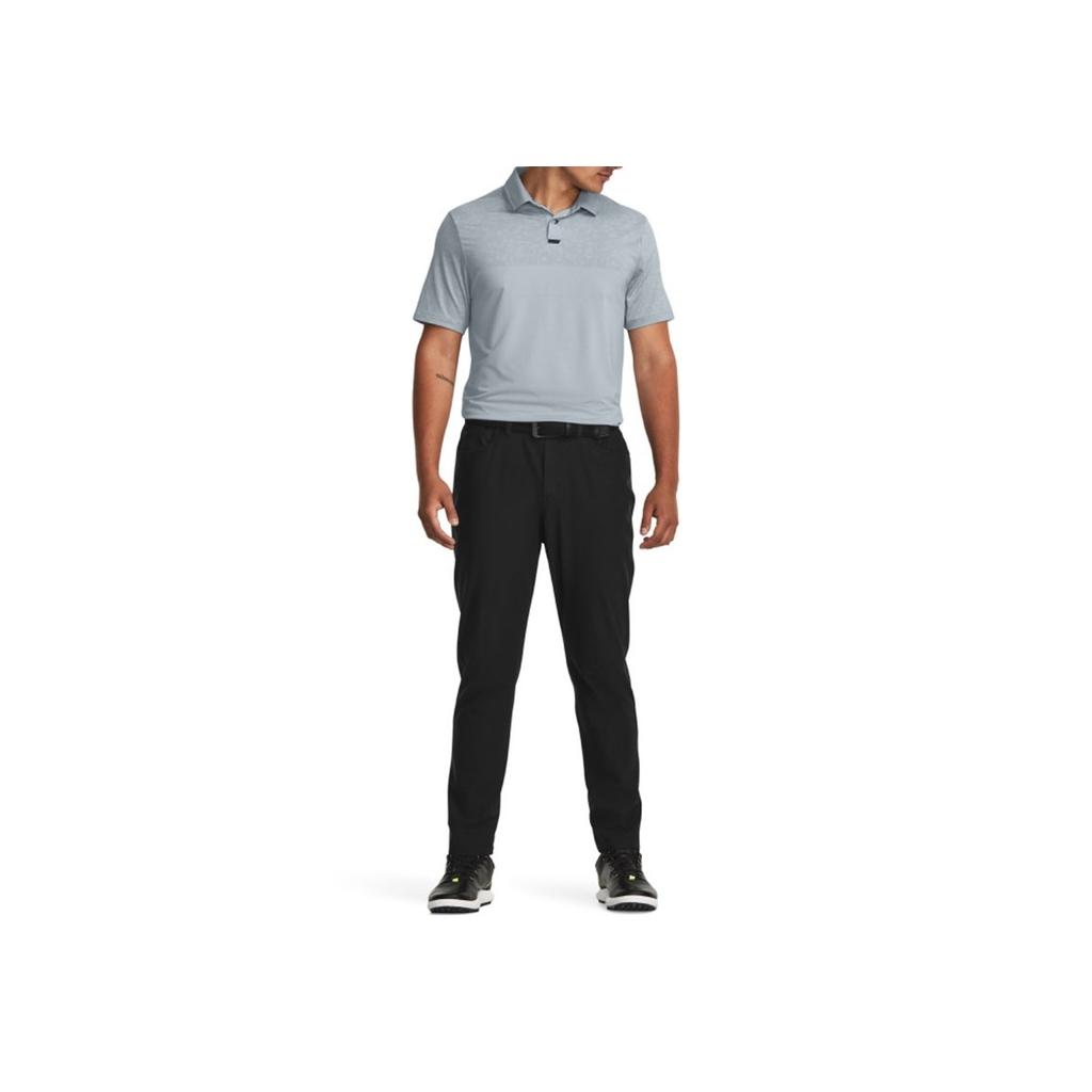 Under Armour Tour Tips Solid Golf Polo Shirt Men Tops Blue 1379737-465