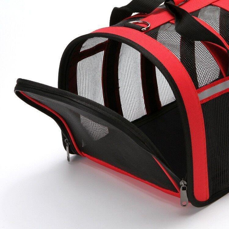 Pet Travel Mesh Bag: Fashionable Breathable Handbag for Dogs and Cats