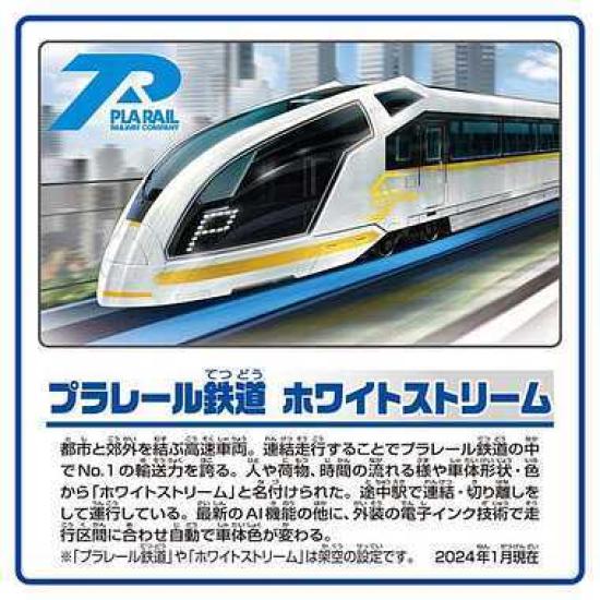 TAKARA TOMY Plarail Railway White Stream Ages 3 and Up S-20 (Connectable)