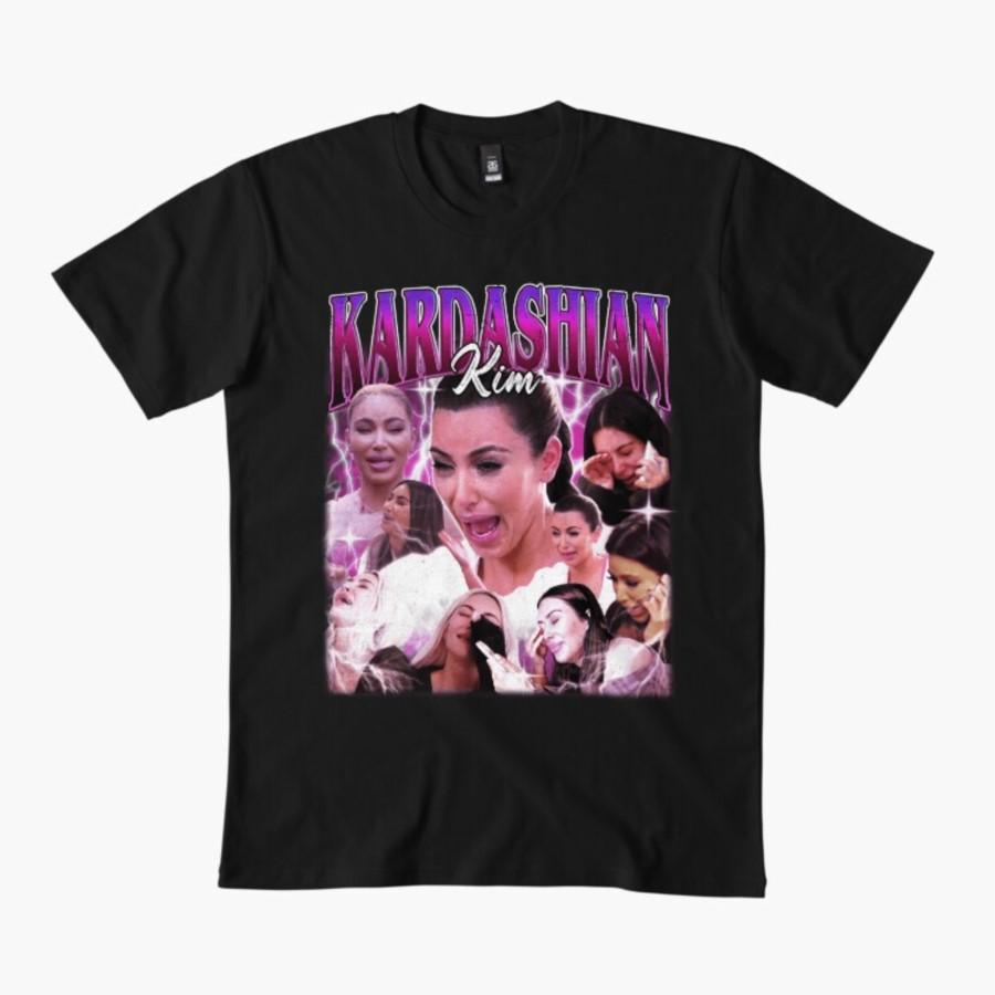 

Футболка с мемом Ким плачет для мужчин и женщин 100% хлопок Футболки Kanye С коротким рукавом J74 - Мужская летняя хлопковая футболка с принтом S разноцветный