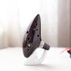 Dark Green 12-Hole Alto C Key Zelda Ocarina with Excellent Intonation and Tone