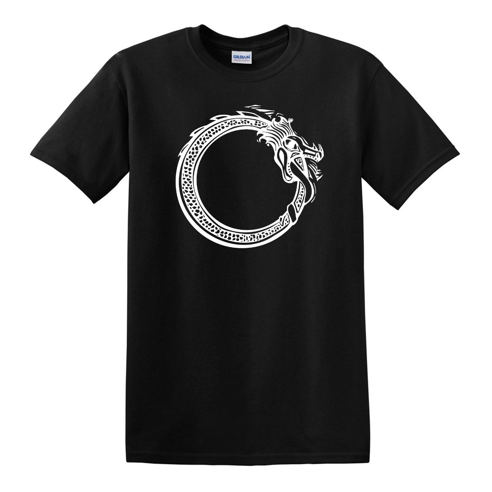 Norse MIDGARD SERPENT T-shirt - S to 6XL - Norse Odin Viking Ragnarok Thor 2XL