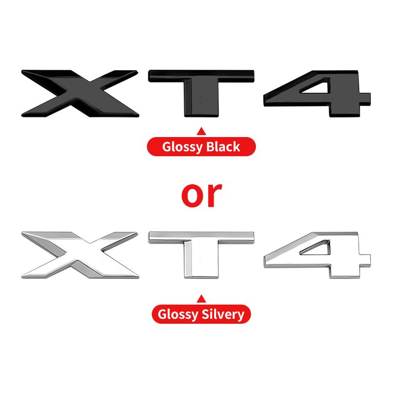 ABS Rear Tail Trunk Emblem Car Letter Logo Fender Side Stickers For Cadillac CT4 CT5 CT6 CTS XT4 XT5 XT6 XTS ATS AWD 25T 28T 40T