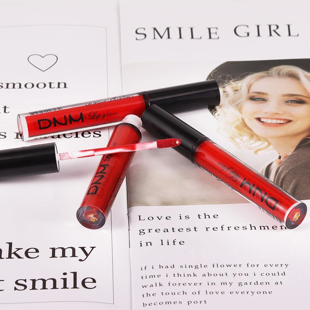 Langanhaltender matter Lippenstift, wasserfestes Lipgloss-Set, nicht klebrige Samtlippe, geeignet für Frauen und Mädchen, Lippenstift