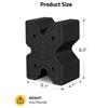 X-Block Bipod Rest Mount with EVA Foam Clamp Lightweight Portable Support Stand for Toy Outdoor Sport Accessory2