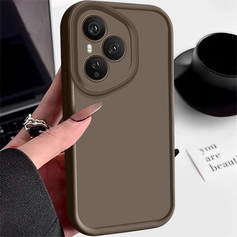 Custodia Morbida in TPU per Telefono per Honor 400 200 Pro X8c X9c Smart X6a X6b X6c Magic7 Lite Antiurto Colore Solido Cover Posteriore in Silicone