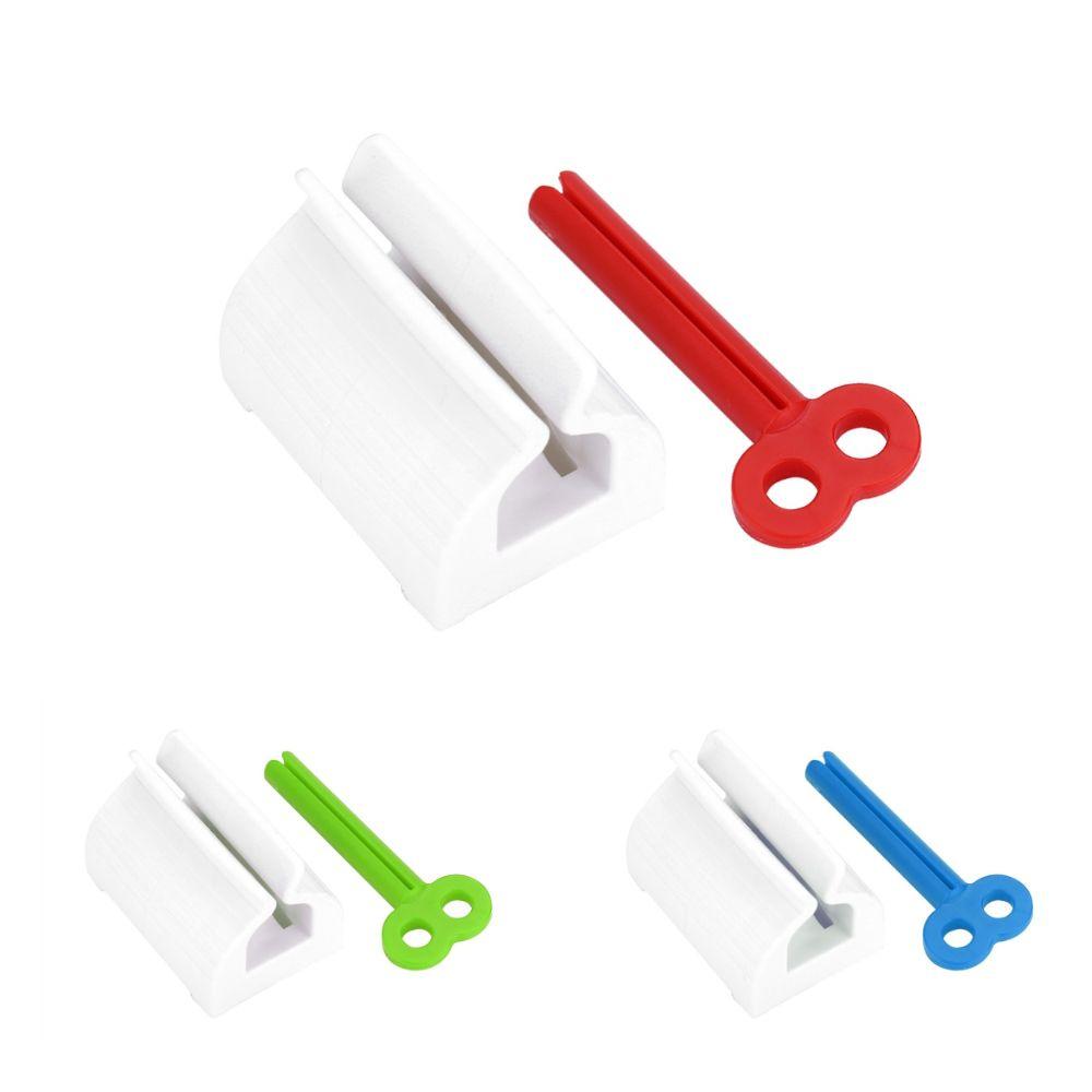 3 PCS ABS Toothpaste Dispenser Green Blue Red Toothpaste Squeezer Tube Squeezer Home Bathroom