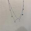 Fashionable Neck Jewelry Star Necklace Double Layer Star Choker Gift for Girls