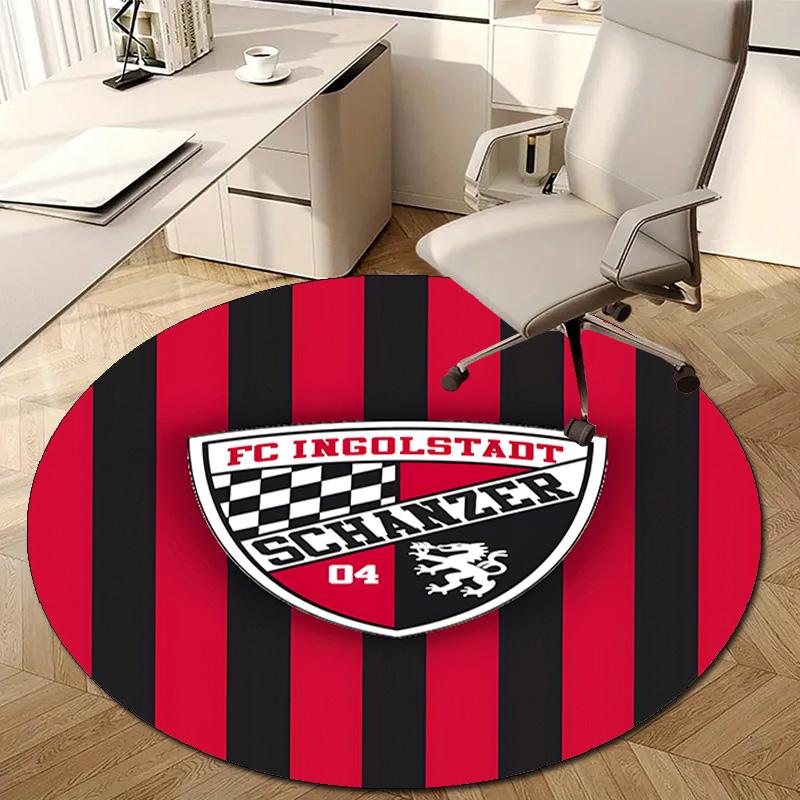1pc Football Team (73) Design Printed Area Round Carpet for Bedroom Living Room Home Decor Rugs Mat Non Slip Mat Rug for Bedside