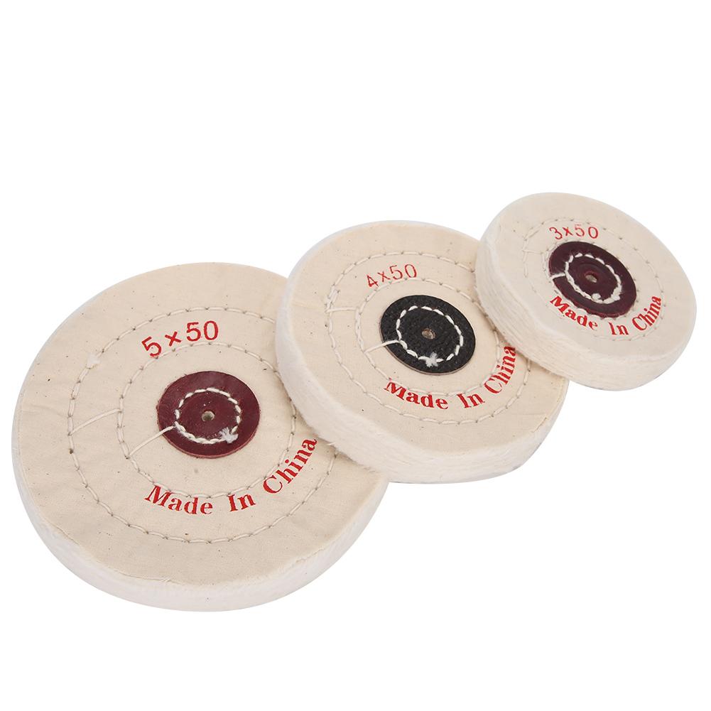 3pcs Buffing Polishing Wheel Jewelry Making Processing Polishing Tool (3inch 4inch 5inch)