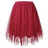 Women’s Tulle Mini Skirts Pleated Tulle Skirts Princess Skirts Under-Skirts Full-Skirted Skirts High-Waisted Lightweight Tulle Skirts
