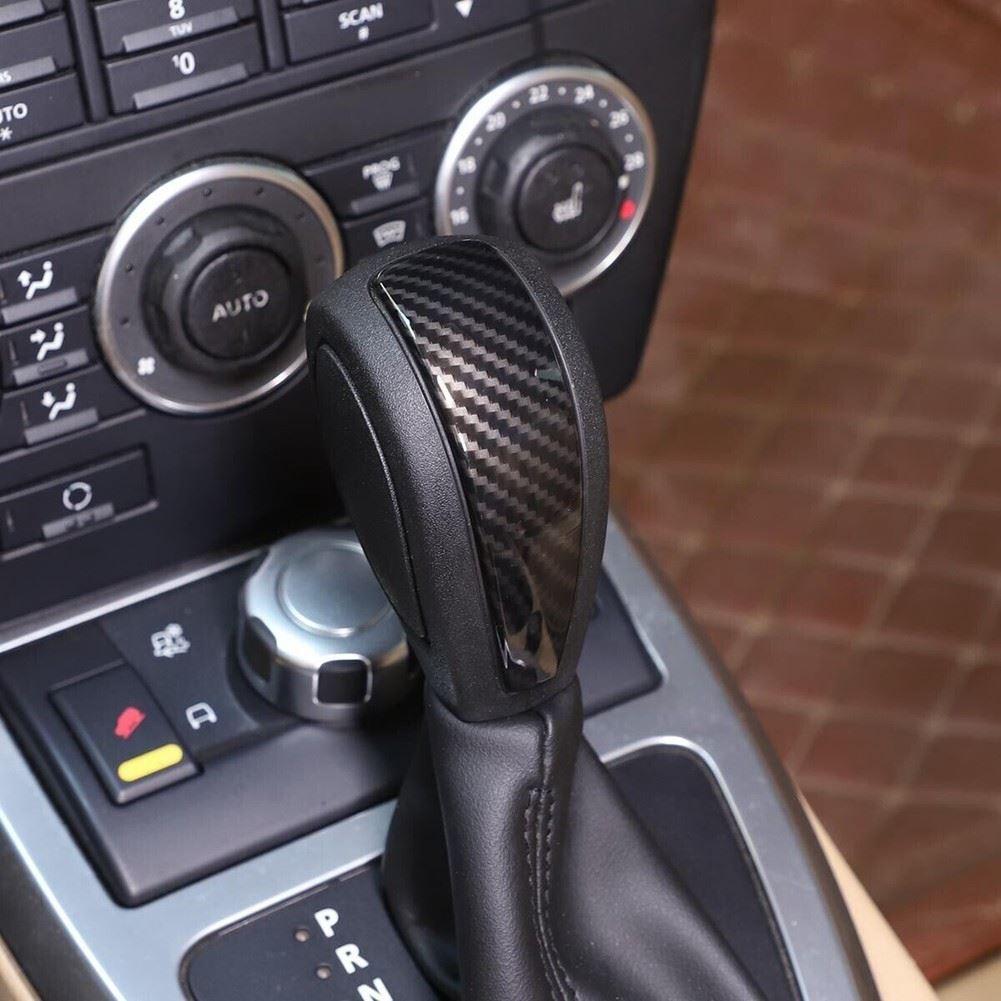 Gear Knob Head Cover Decorative Trim Stickers Carbon Fiber for Freelander