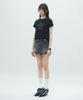 LALAFOX Lala Star Hotfix T-Shirt Short Sleeve T-Shirt Black Br2Ch029