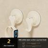 Modern Minimalist Plastic Suction Cup Hook For Kitchen Bathroom Wall Mounting Strong Hold