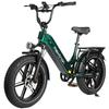 Bicicleta Eléctrica Maxtron Camel Motor 500W Rueda Gruesa 20" Full Suspension Bicicleta Eléctrica para Adultos 7 Velocidades Doble Freno Hidráulico 48V 18Ah Carga Máxima 150kg