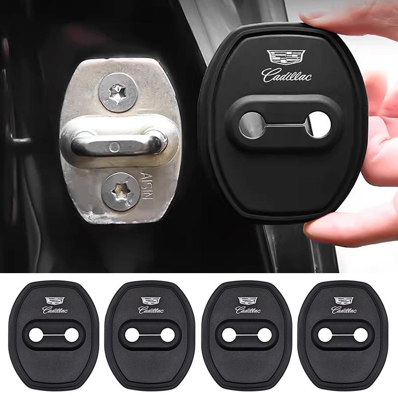 car door lock buckles Door lock protection cover Beautify stickers For Cadillac Escalade CTS ATS SRX XTS XT5 STS CT5 CT6 BLS XLR