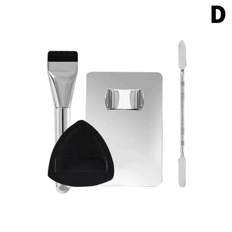 1/3/4Pcs Foundation Makeup Tools Kit Foundation Brush Powder Puff And Cream Palette Portable Makeup Tool For Travel Daily