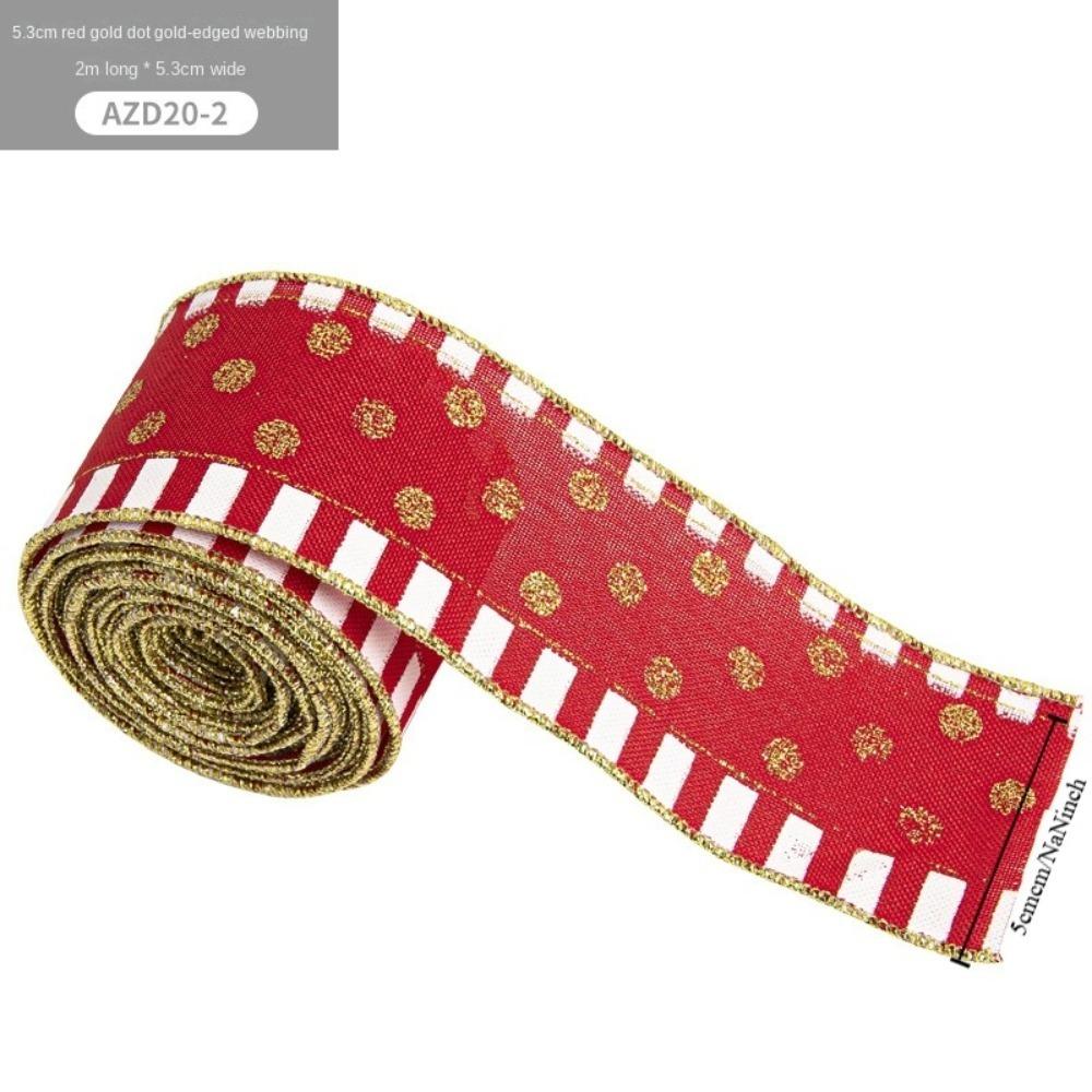 Noel Hediyesi Kumaş Girdap Kurdele 2m Çuval Kurdele Yeni Noel Kurdele