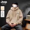 JEEP SPIRIT Men's Winter Fleece-Lined Hooded Sweatshirt