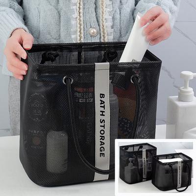 Small/large Shower Bag Portable Toiletry Bag Men's Dental Supplies Mesh Toiletry Bag Basket Women's Travel Storage Basket 2025