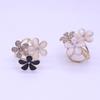 Fashion Flowers Brooch Scarf Buckle Bouquet  Crystal Rhinestone Scarf Clips for Women Jewelry
