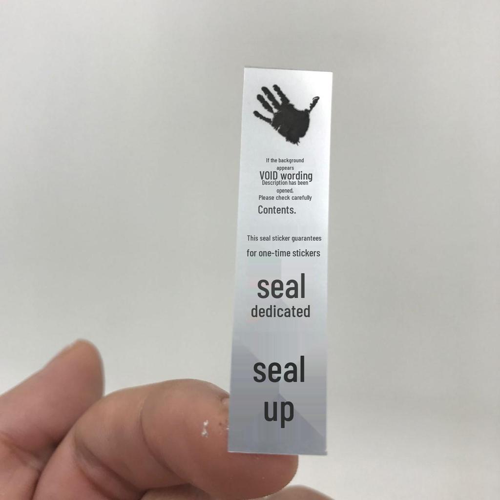 Tear-off Non-refundable Anti-Tamper Void Label Sticker - Self-adhesive, Disposable Seal