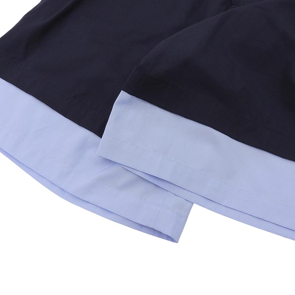 Loewe Unused Men's Cotton Shorts, Navy and Light Blue, Size M, H526Y1AW23 Bottoms M Navy / Light blueUsed