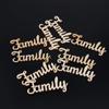 10Pieces 10Pieces Wedding Tree Crafts Decorations Wooden Letters Family Word DIY