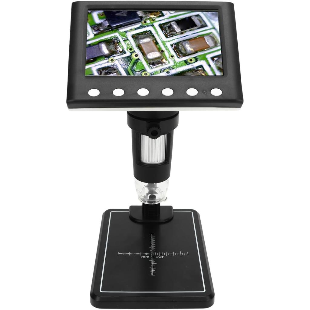 Digital microscope with 4.3 display + soldering station - 2-in-1 set