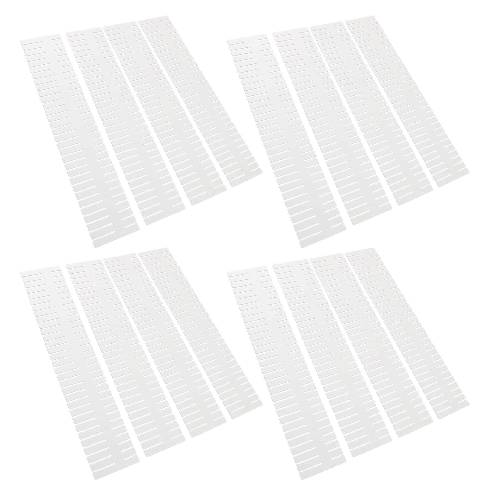 

16шт набор разделителей ящиков PP пластиковый регулируемый ящик для хранения органайзер для кухни спальни