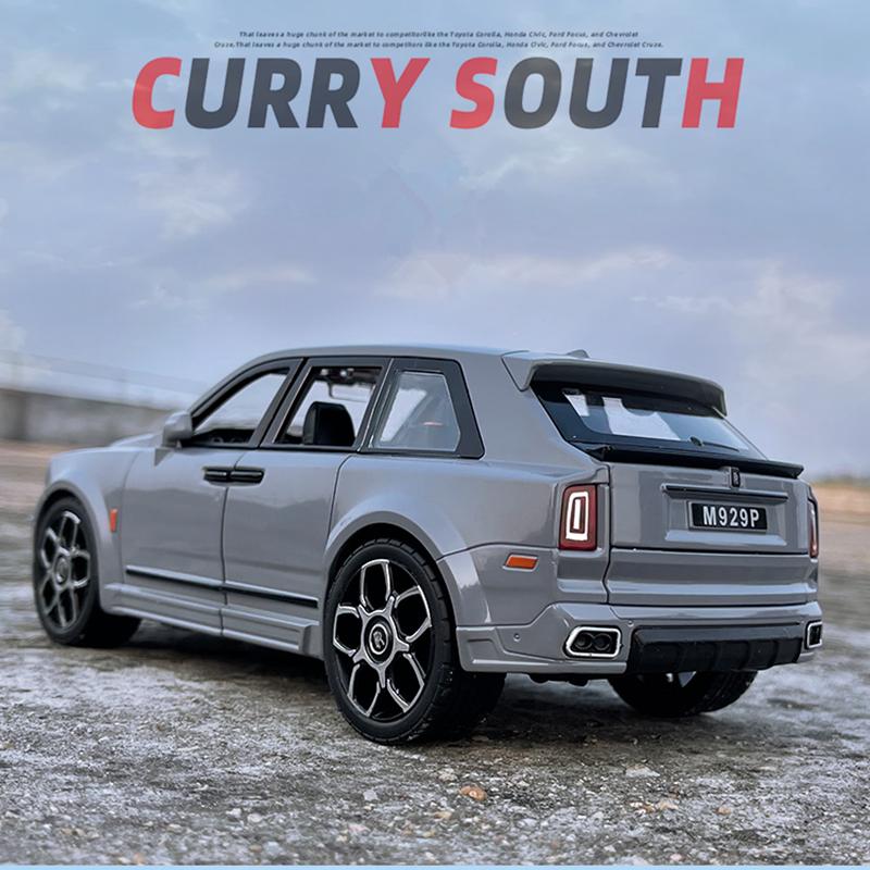 Large Size 1/20 Rolls Royce SUV Cullinan Alloy Luxy Car Model Diecast Metal Toy Vehicles Car Model Sound and Light Children Gift
