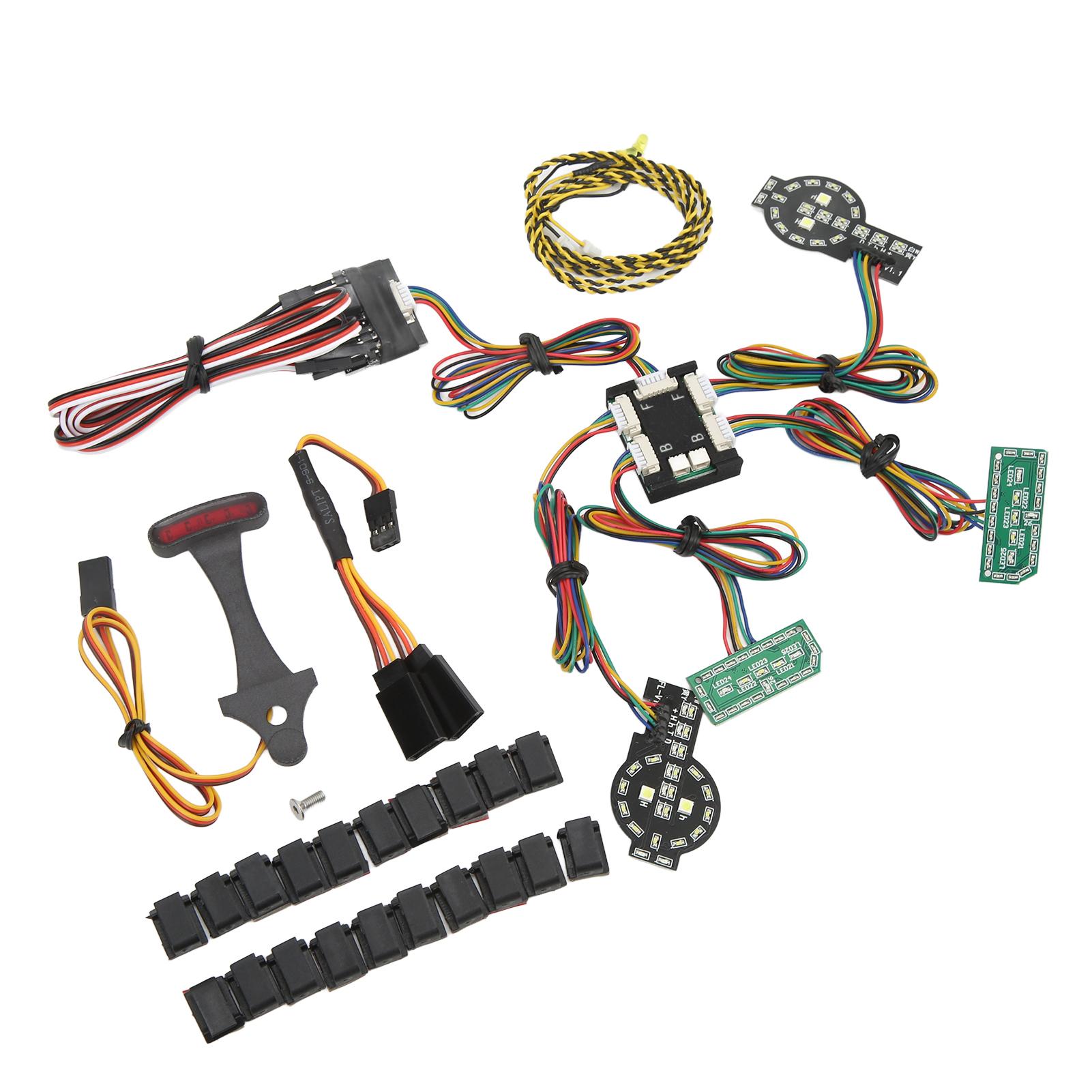 

Система освітлення передньої та задньої навіски на радіокеруванні для моделей автомобілів Traxxas 110 у масштабі