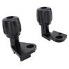 1 Pair Motorcycle Frame Sliders Left Right Aluminum Black Falling Crash Protector Guard for GSXR 1000 GSXR1000 2017 To