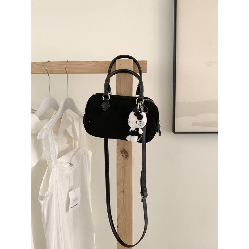 Autumn and winter suede bag retro trend shoulder messenger bag versatile small handbag women