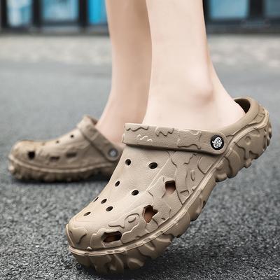 Sommer-Strandschuhe Außenhandel Übergröße Oberbekleidung Lochschuhe EVA Gummi und Kunststoff Mode Paar Zehentrenner