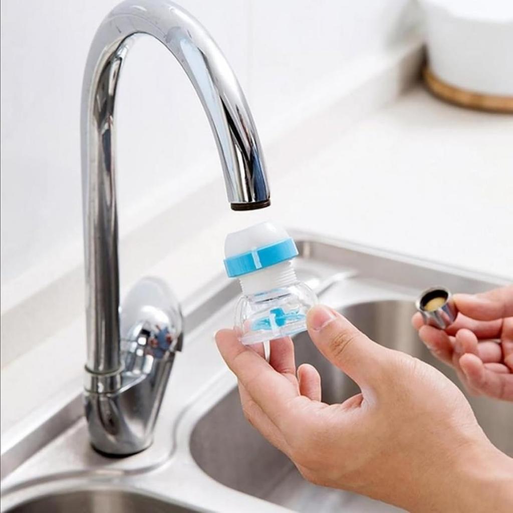 Basin Faucets 3Pcs Tap Water Household Medical Stone Faucet Tap Water Clean Purifier Filter A
