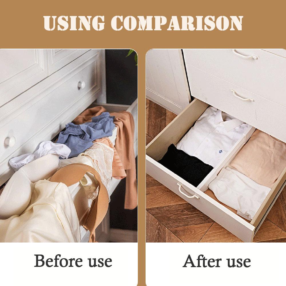 Telescopic Drawer Storage Divider Heavy Duty Drawer Storage Partition For Bathroom
