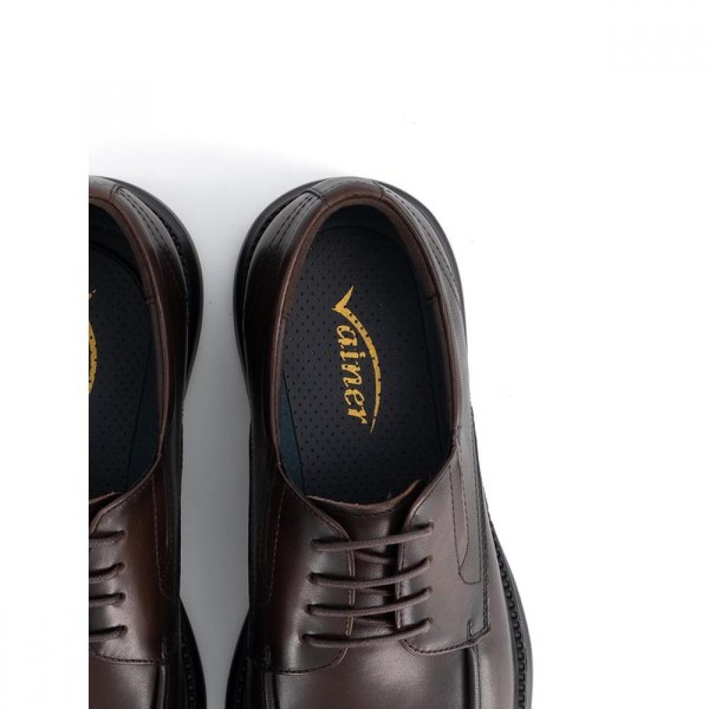 Vainer Men S Comfort U Tip dreSS ShoeS Brown 9xm6f00bt