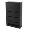 Wall Mounted Knives Block Space Aluminum Wall Hanging Knives Rack Multipurpose Knives Slot Holder Fo