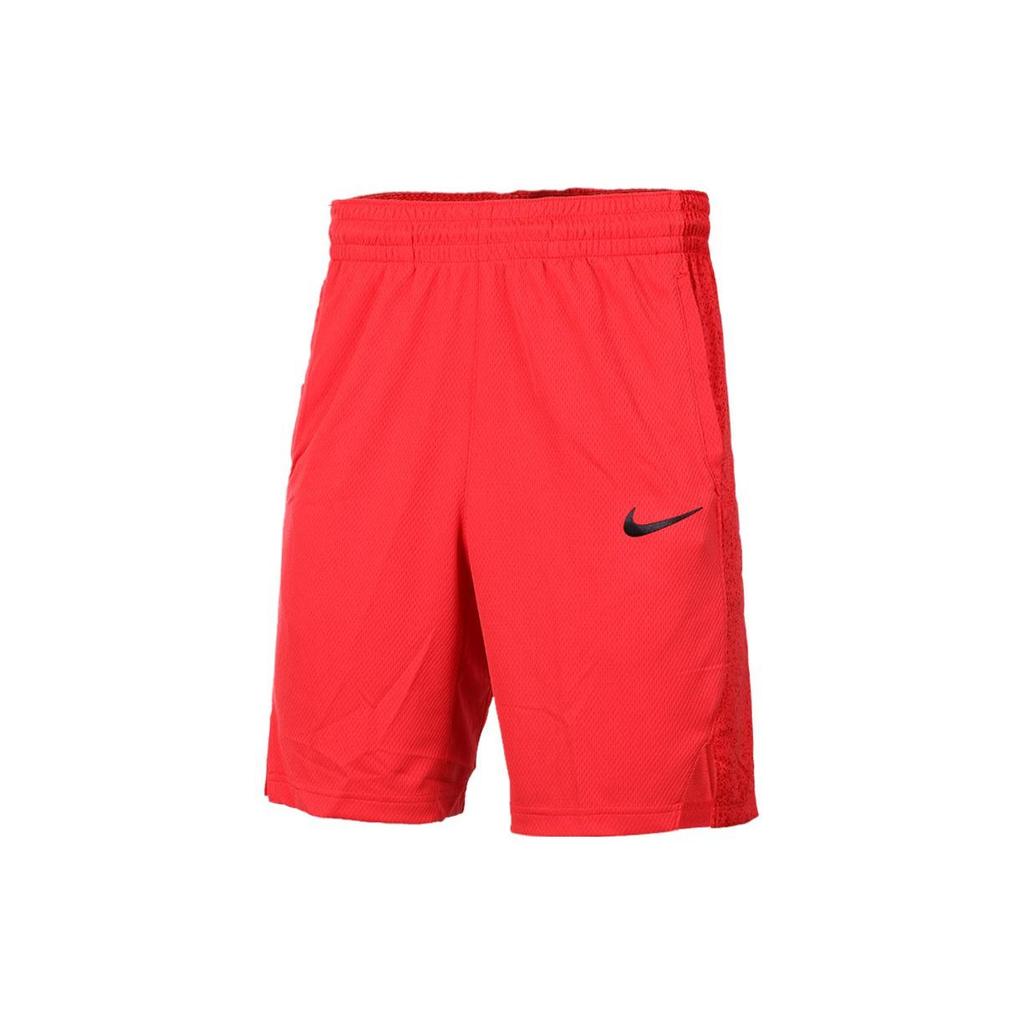 Nike Dri-FIT Running Shorts with Front Brand Logo Print Men Bottoms Red 831393-602