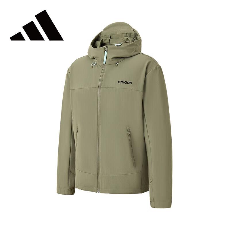 Adidas Men s Spring/Autumn Woven Hooded Outdoor Jacket XXL