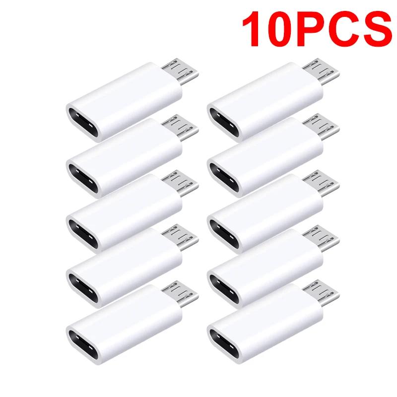 1-10Pcs USB Type C Male To Micro USB Female Adapter Connector For Samsung Xiaomi Phone Converter USB C to Micro Charger Adaptor