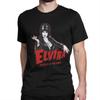 Vintage Gewaschen Elvira Herrin der Finsternis Retro Gothic Bedrucktes Baumwoll-T-Shirt Herren Damen Tee Sommer Lässige Mode Kleidung Oberteile Streetwear