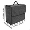 Car Trunk Organizer Felts Practical Portable Wear Resistant Easy to Use Simple Storage Box