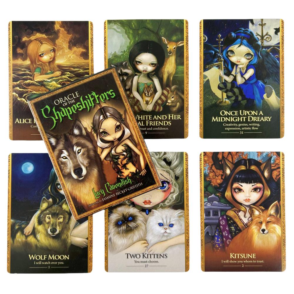 Oracle of The Shapeshifting Cards Full English Cards Deck Tarot Divination Wisdom Fate Family Party Edition Board Game