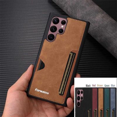 Protective Phone Case for Samsung S25/S24/S21 Ultra/Note20/A54/A35/S20FE with Card Slot