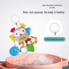 Infant Soothing Teether Plush Animal Music Mobile Toy