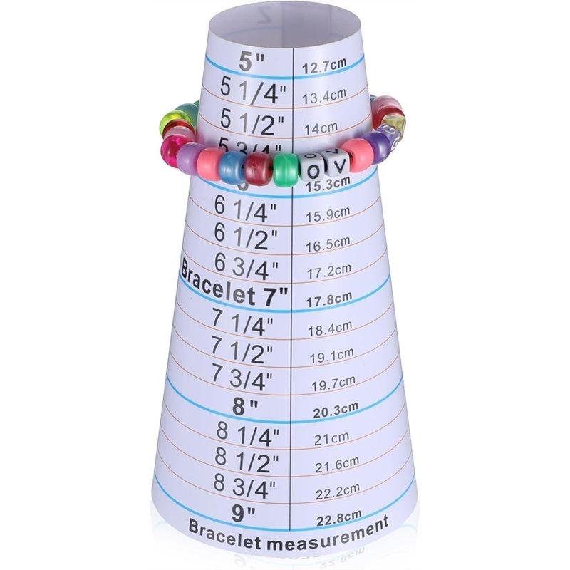 

ABUN-Bracelet Mandrel 2 Pcs And Bracelets Sizer Measuring Tool Wrist Size Measurement For Jewelry Necklace как